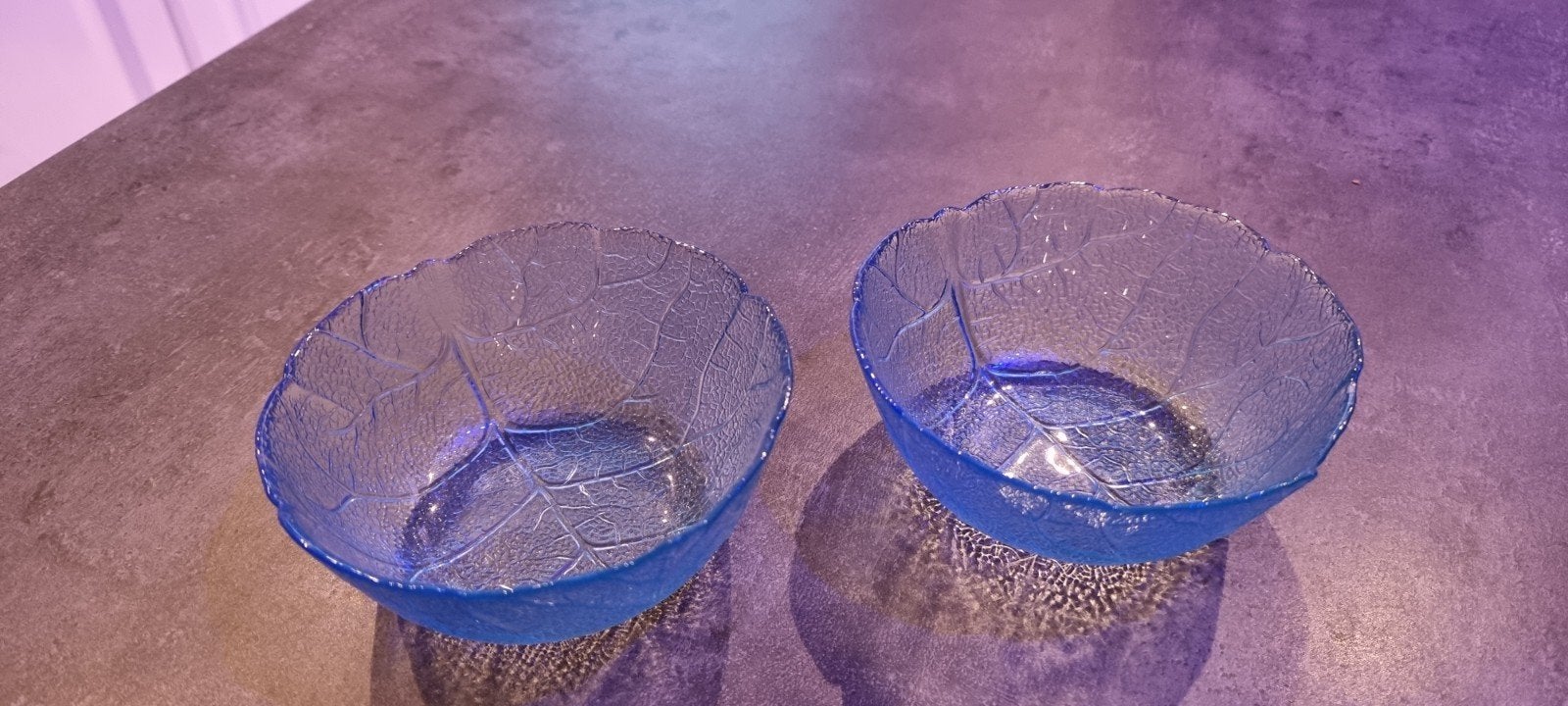 2 glazen aperitief schaaltjes, Huis en Inrichting, Ophalen, Zo goed als nieuw, Glas, Schaal of Schalen