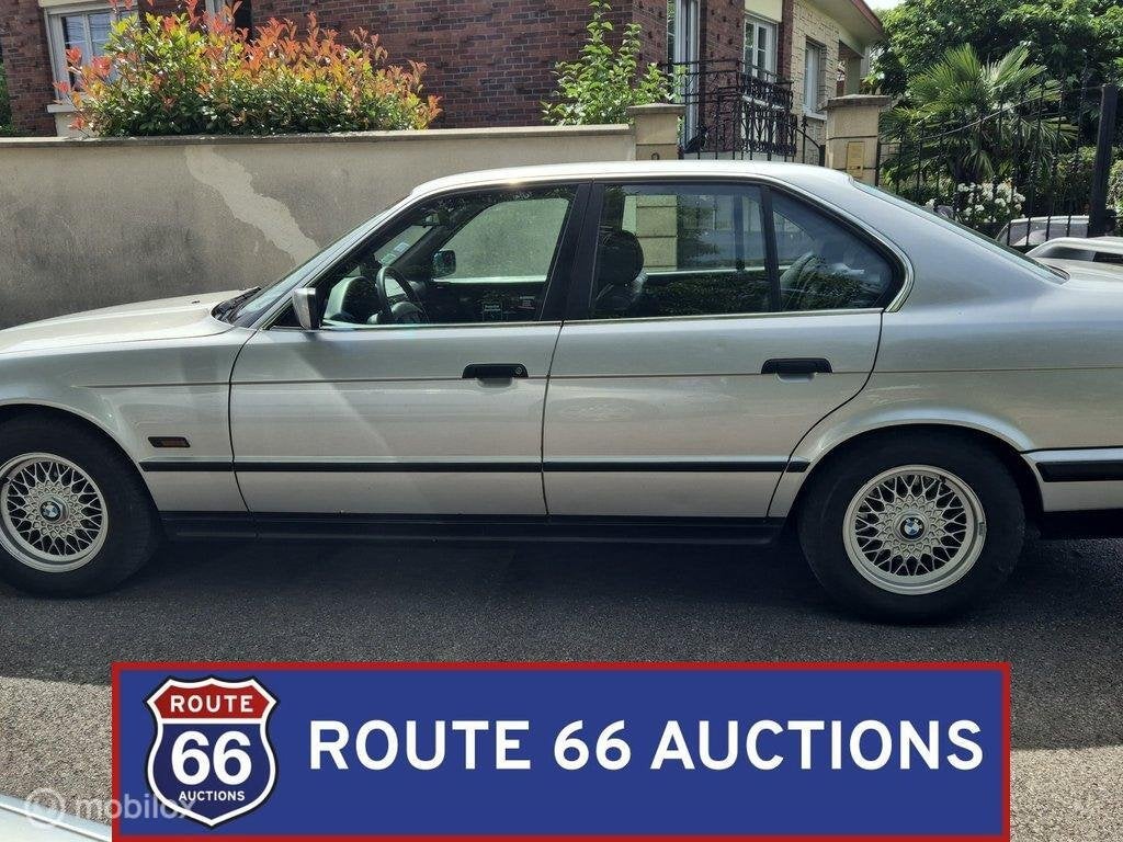 BMW 525i | 1993 | Route 66 Auctions, Zwart, Bedrijf, Handgeschakeld, Overige carrosserie