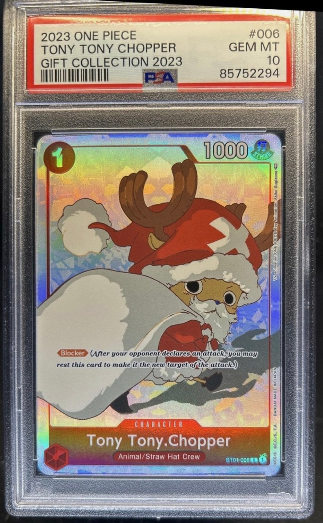 Collection de cadeaux Tony Tony Chopper PSA 10, Hobby & Loisirs créatifs, Jeux de cartes à collectionner | Yu-gi-Oh!, Enlèvement ou Envoi