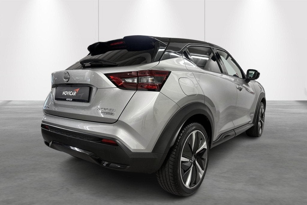 Nissan Juke 1.6 Hybrid 145 N-Design, Stof, Gebruikt, 750 kg, 4 cilinders