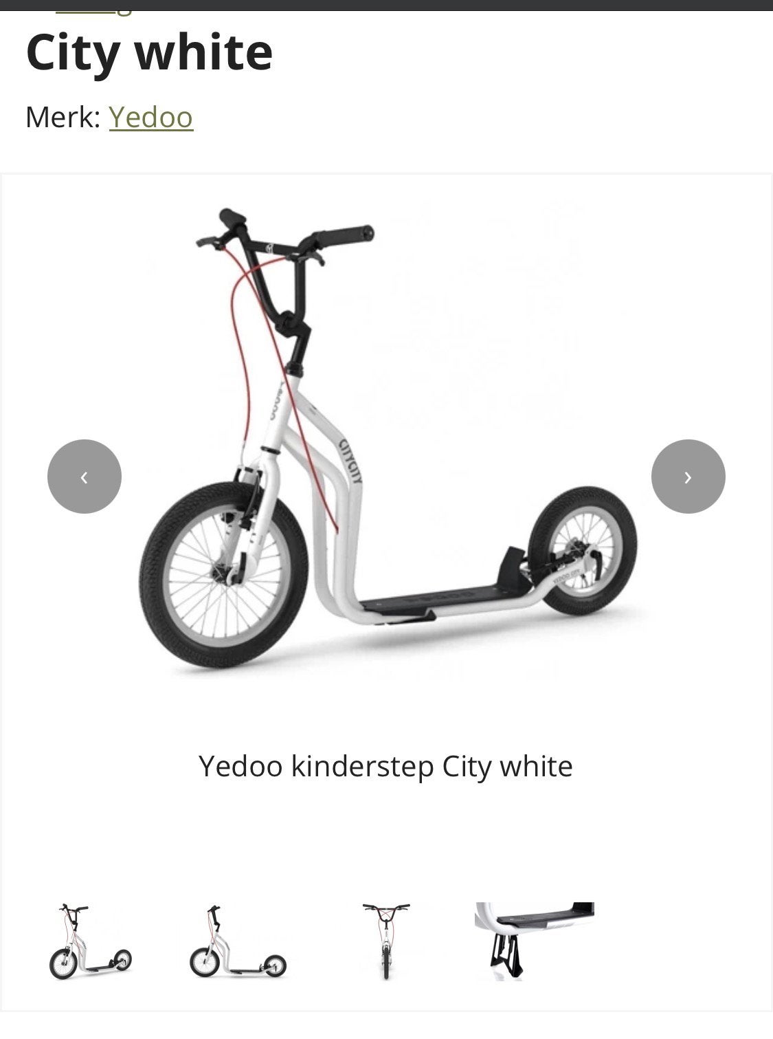 Kinderstep Yedoo citycity, Ophalen, Zo goed als nieuw
