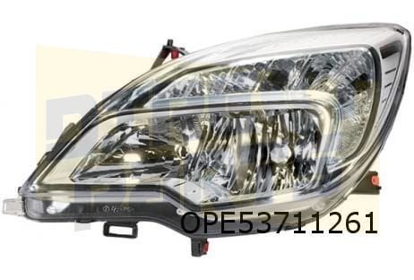 Opel Meriva B (-2/14) komlamp Links (halogeen / chrome) OES!, Neuf, -, -, Opel