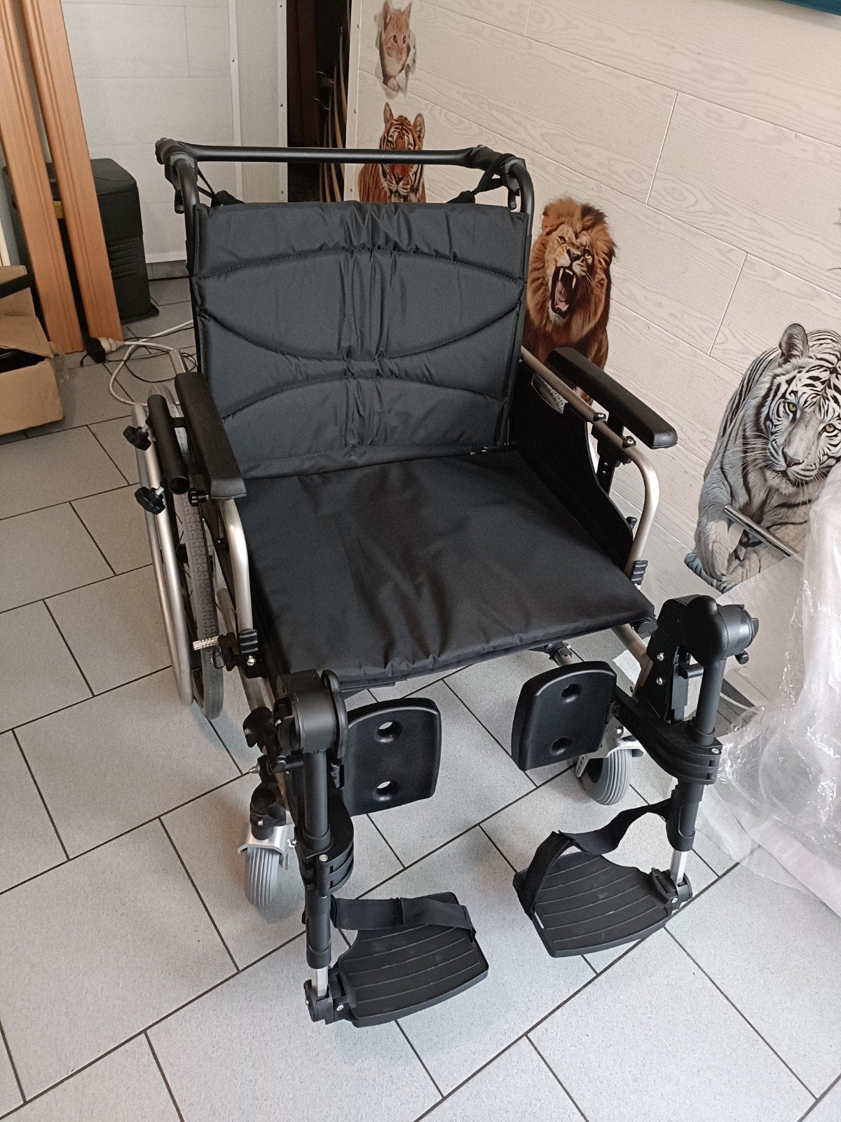 Chaise roulante pliable,démontableVERMEIREN V300 56cm 170kg, Diversen, Ophalen