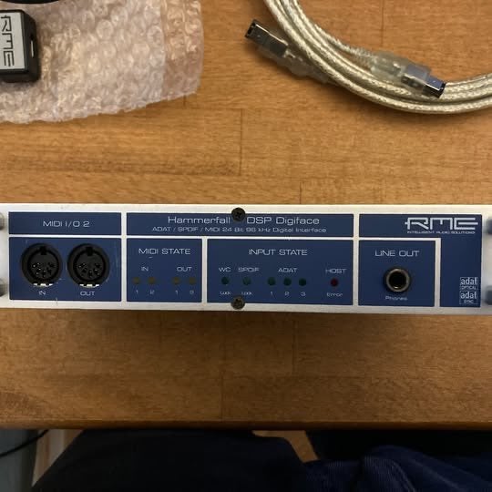 RME Hammerfall DSP Digiface - Firewire / DSP, Enlèvement