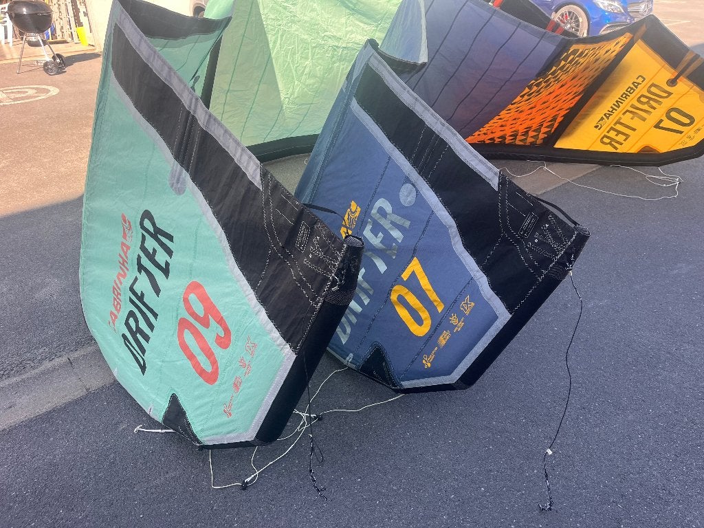 Cabrinha Drifter 2022 – 7m & 9m – €300 / €400, Ophalen of Verzenden, Gebruikt, Kite