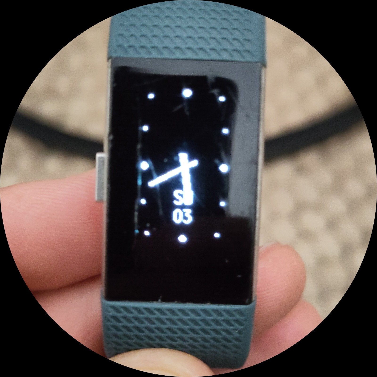 Fitbit charger 2 horloge, Sport en Fitness, Hartslagmeters, Ophalen of Verzenden, Gebruikt, Overige merken, Waterdicht