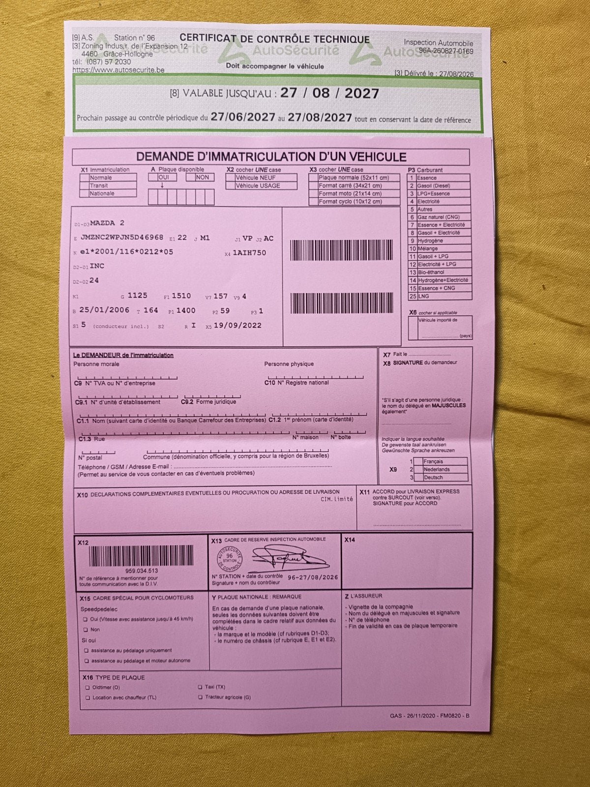 Mazda 2 édition sport . Prête à immatriculé., Achat, Carnet d'entretien, Essence