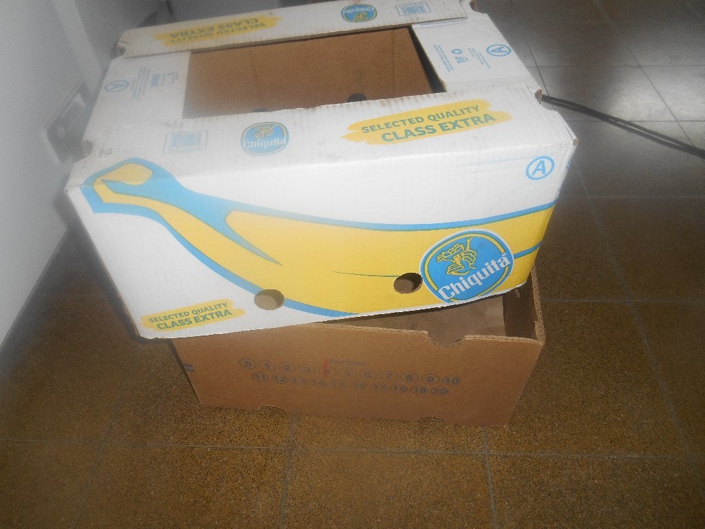 BANANENDOZEN, Ophalen, Doos
