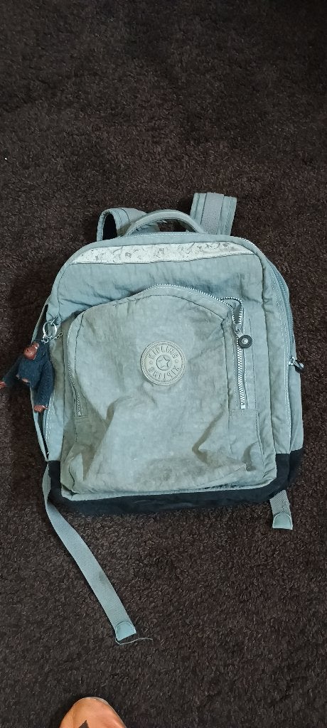 Cartable Kipling + ourson, Enlèvement, Utilisé, Sac à dos