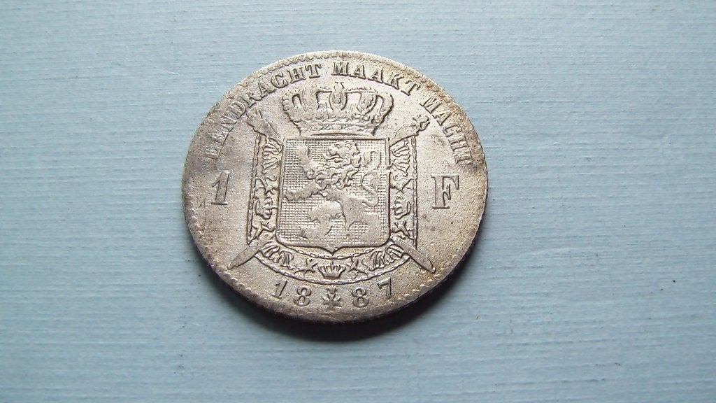 belgique 1 franc 1887 FL, Enlèvement