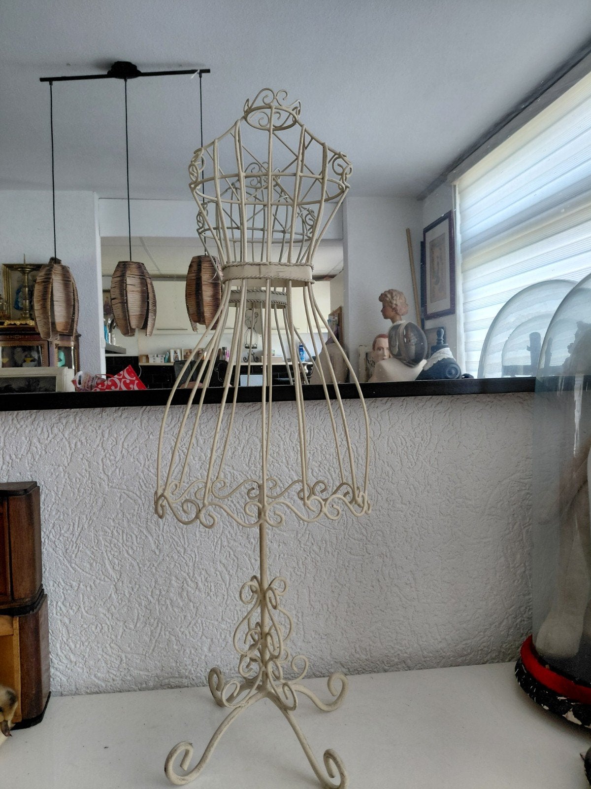 metalen paspop, Antiek en Kunst, Ophalen of Verzenden