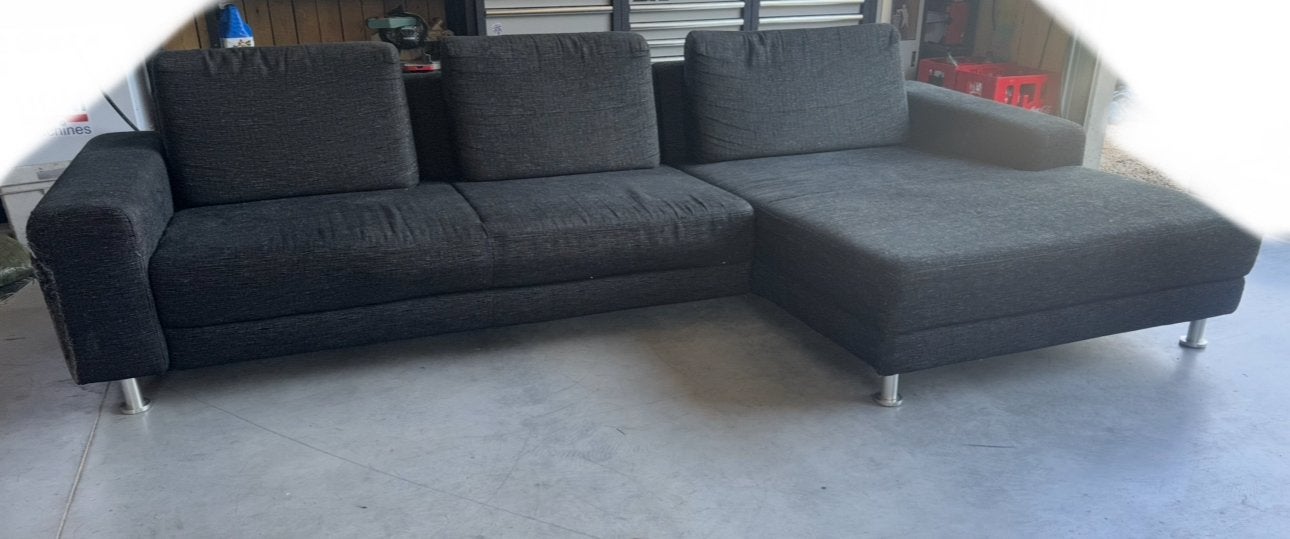 Zetel 300cm x 160cm (stof beschadigt), Ophalen, Gebruikt, 150 cm of meer, Driepersoons