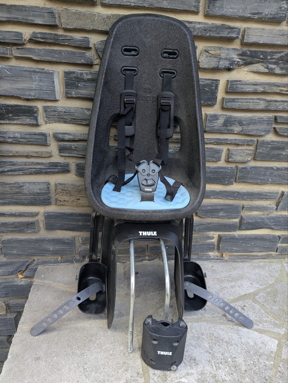 siège vélo enfant Thule, Vélos & Vélomoteurs, YEPP/THULE, Repose-pieds, Enlèvement, Utilisé