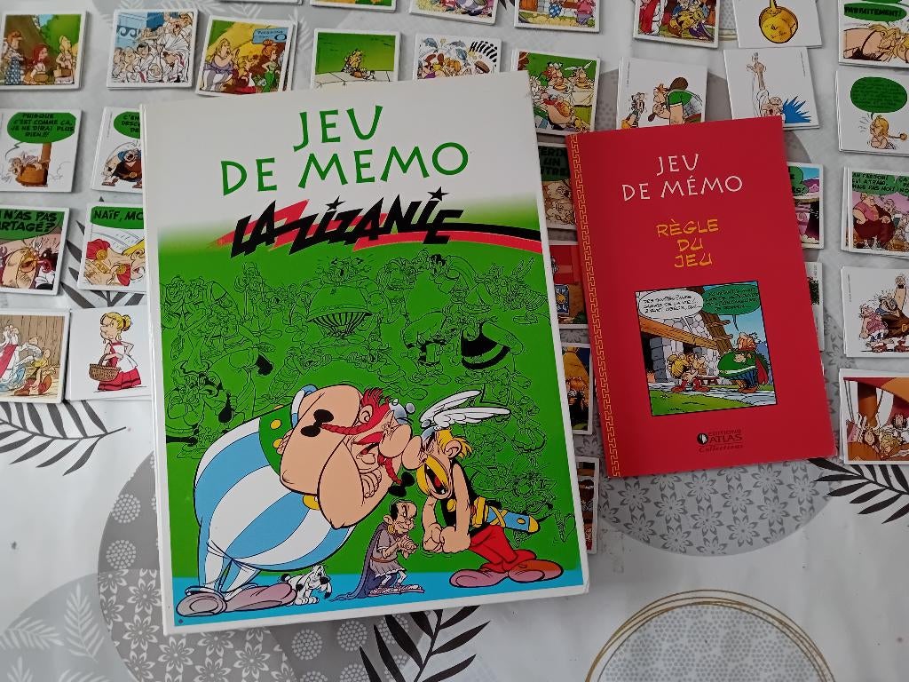 Jeu de mémo Astérix Atlas Hors Série, Collections, Personnages de BD, Enlèvement ou Envoi, Astérix et Obélix, Comme neuf, Livre ou Jeu