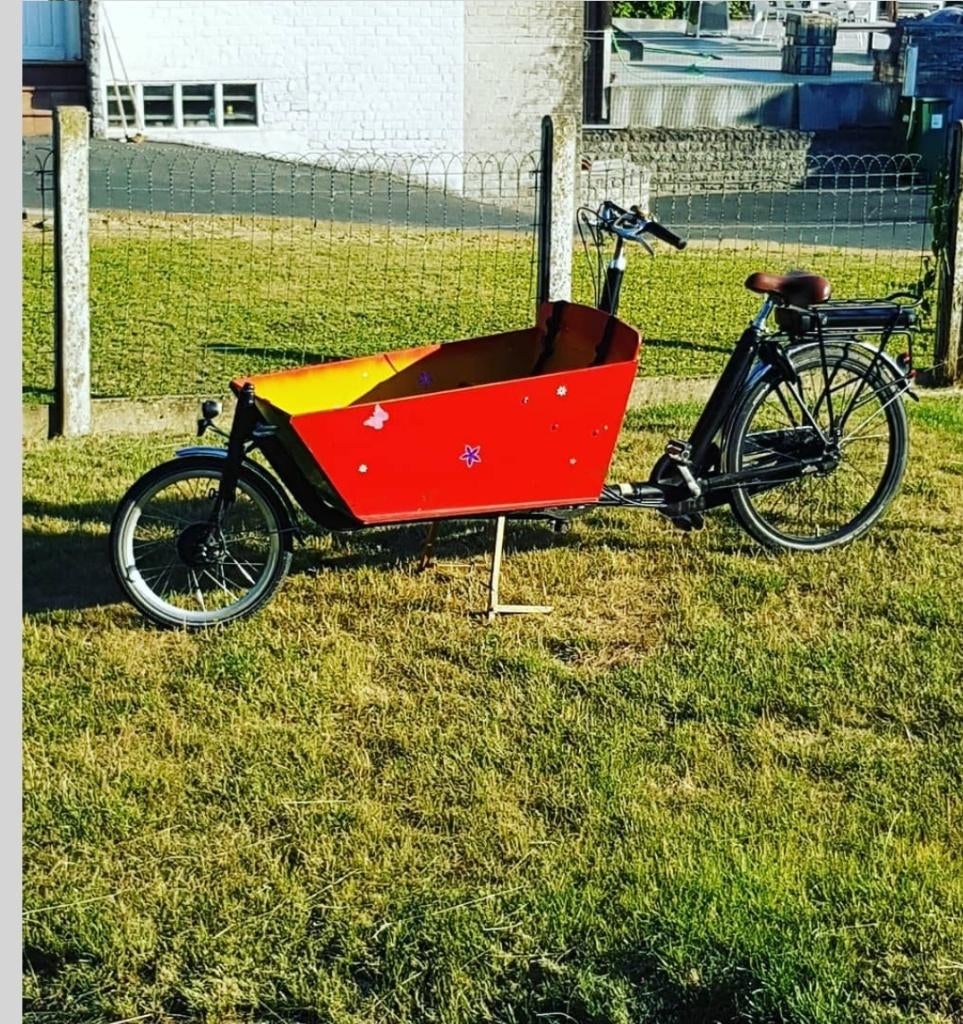 Bakfiets elektrisch, Ophalen, Elektrisch
