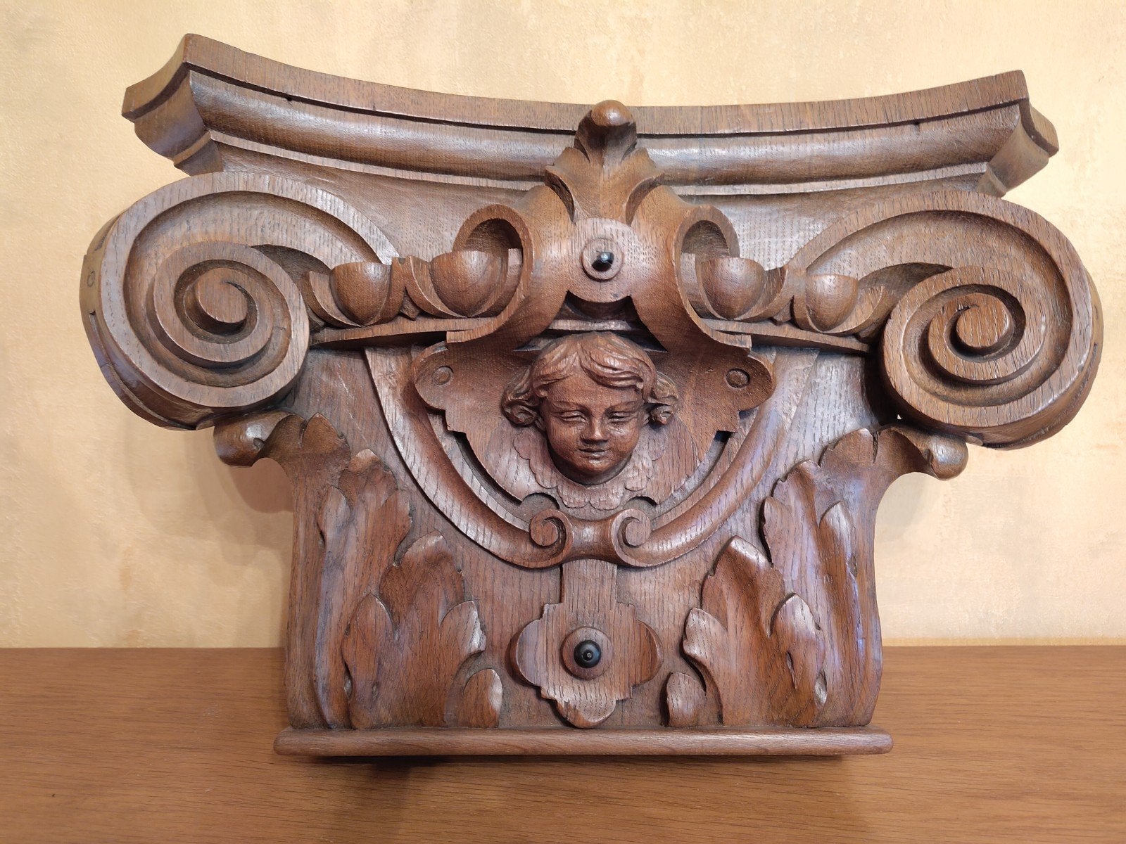 Console met Cherub, Antiek en Kunst, Ophalen
