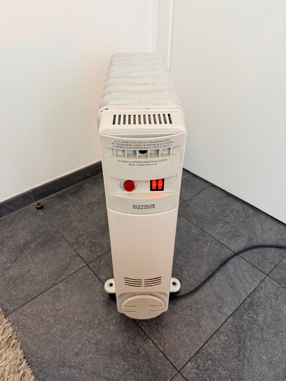 Elektrische olieradiator / elektrische kachel 2000W, Doe-het-zelf en Bouw, Ophalen, Zo goed als nieuw, Kachel