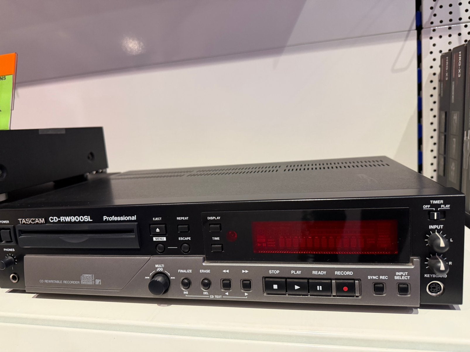 Tascam CD-Recorder CD-RW900SL in nieuwstaat, Audio, Tv en Foto, Cd-spelers, Ophalen of Verzenden, Zo goed als nieuw