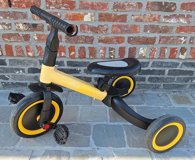 Billy aanpasbare loopfiets/driewieler, Fietsen en Brommers, Fietsen | Kinderfietsjes, Zijwieltjes, Gebruikt, Minder dan 16 inch