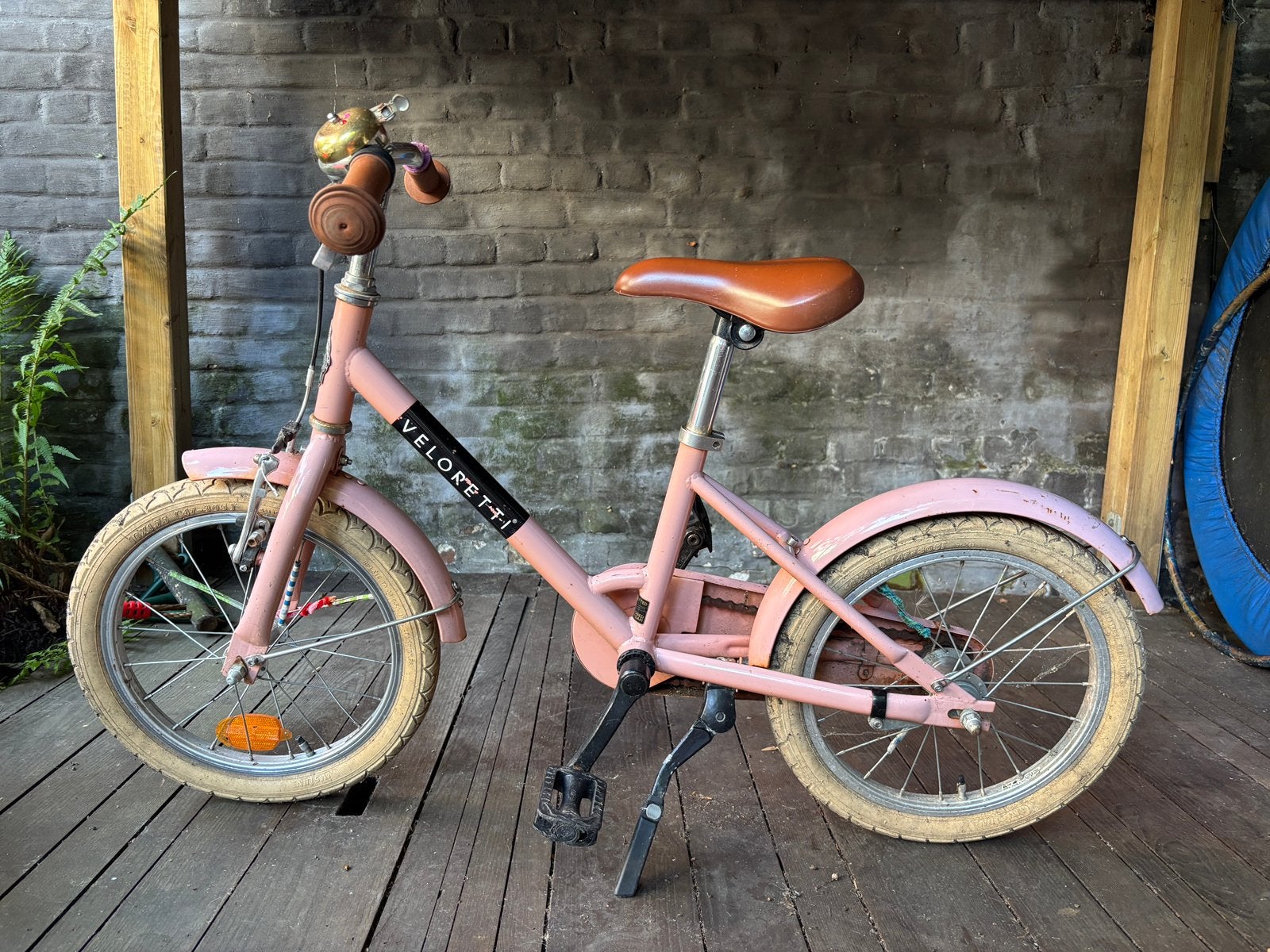 Velorertti fiets roze, Frein à rétropédalage, Enlèvement, Utilisé, Frein à main