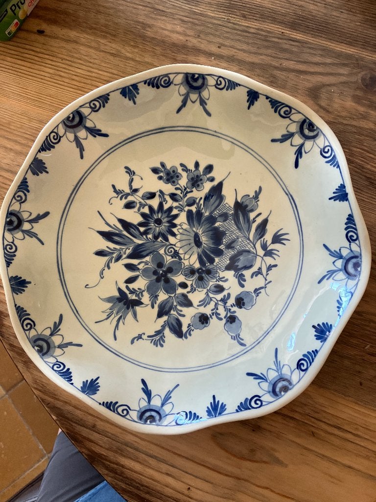 Assiette Delft Gouda, en parfait état, Antiquités & Art, Enlèvement ou Envoi