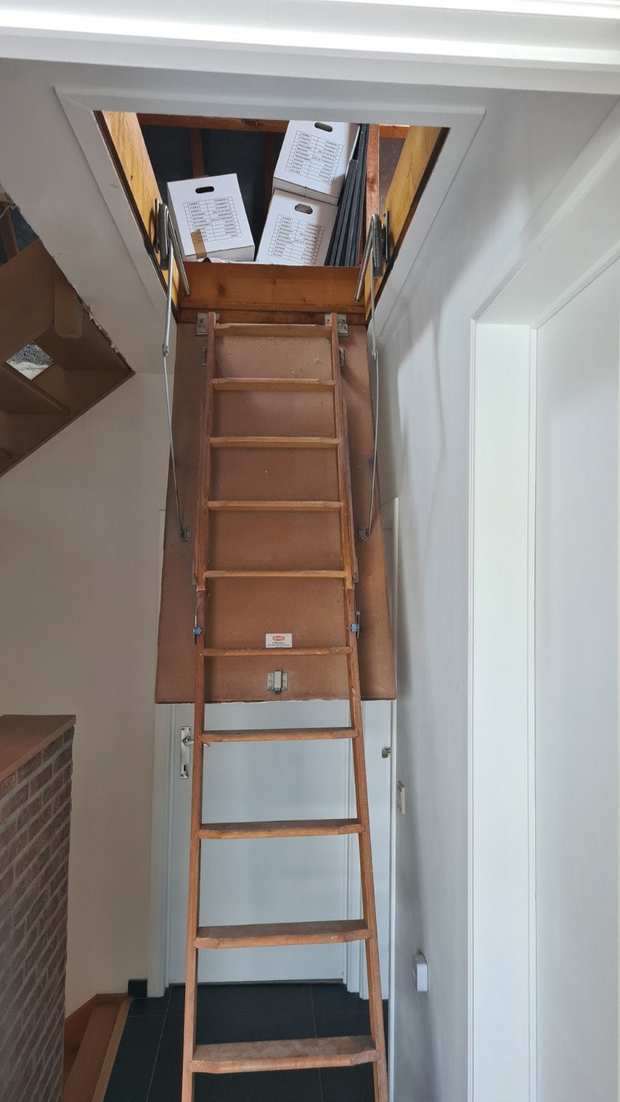 uitschuifbare zoldertrap, Ophalen, Gebruikt, Opvouwbaar of Inschuifbaar