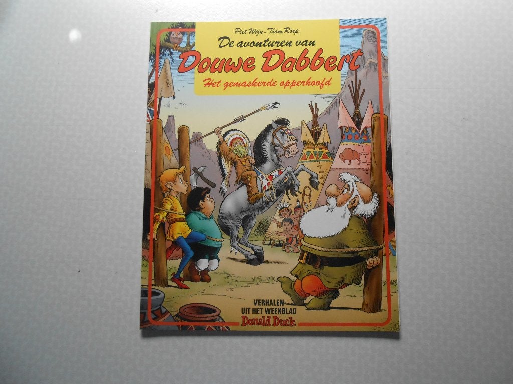 Douwe dabbert 21 Het gemaskerde opperhoofd 1996 1 ste druk., Boeken, Eén stripboek, Nieuw, Ophalen of Verzenden, Piet Wijn