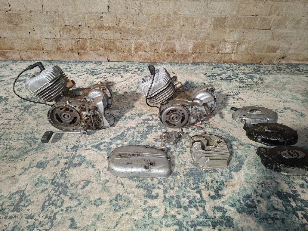 2x Sachs 50/4 CF NL oldtimer brommer Batavus MK4 blok 49cc, Ophalen, Gebruikt, Blok, Overige merken