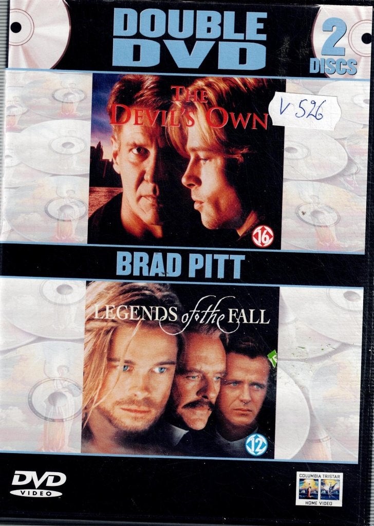 2 x dvd  /  the devil's own legends of the fall, À partir de 16 ans, Enlèvement ou Envoi, Comme neuf