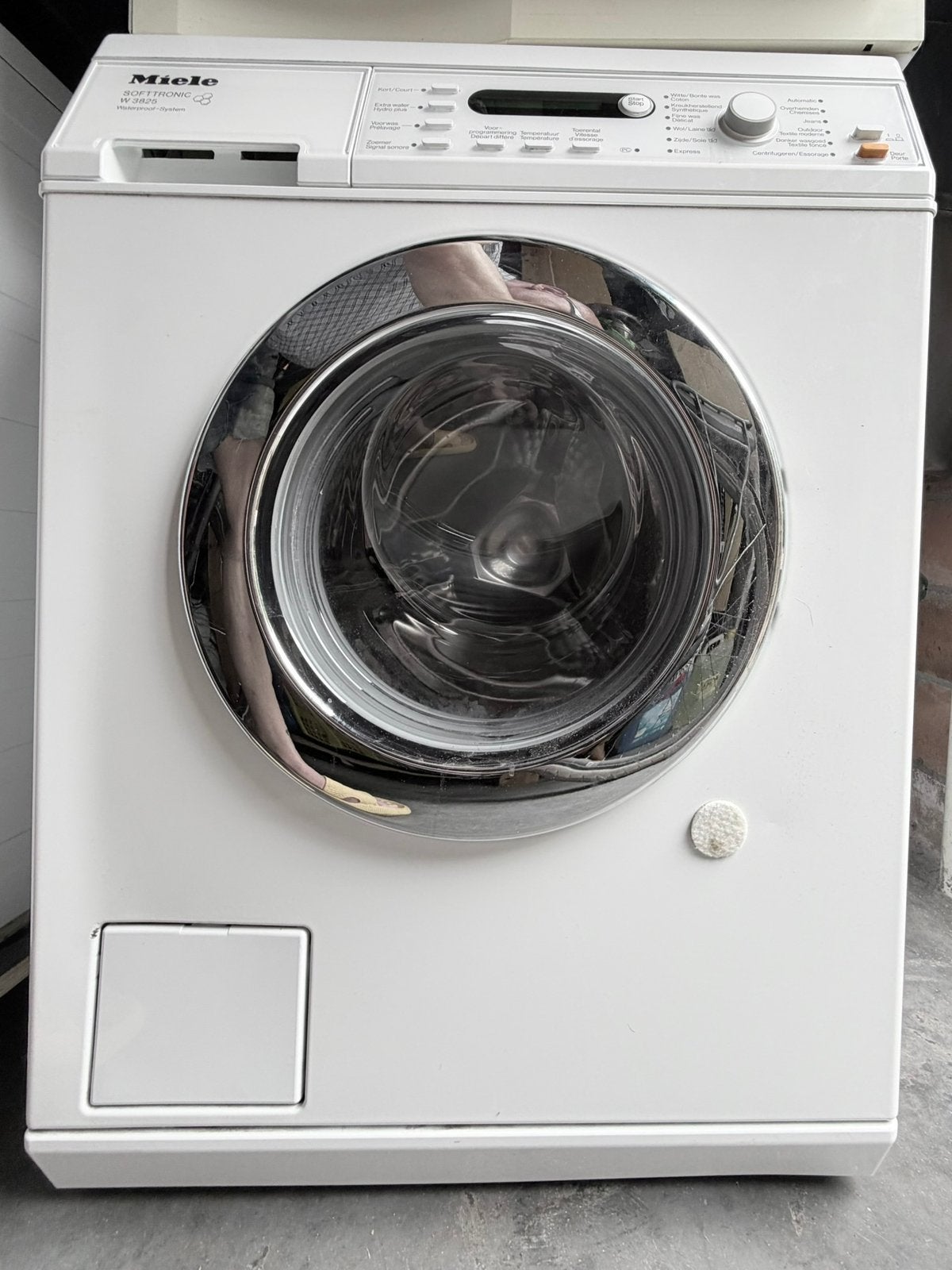 Miele Softtronic W 3825 – 7 kg – 1400 tpm – werkt perfect, 1200 à 1600 tours, 6 à 8 kg, Programme lavage à la main, Comme neuf