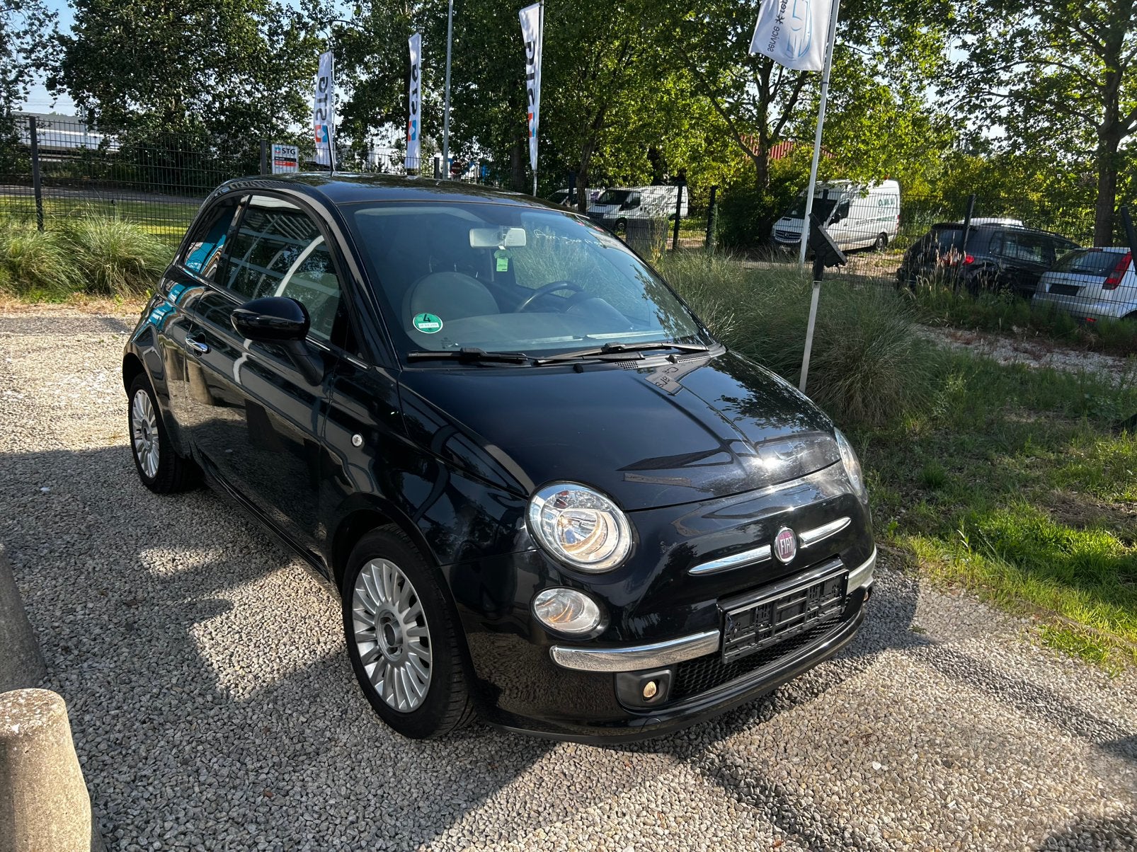 Fiat 500 benzine gekeurd voor verkoop, Auto's, Fiat, Voorwielaandrijving, Stof, Zwart, Zwart