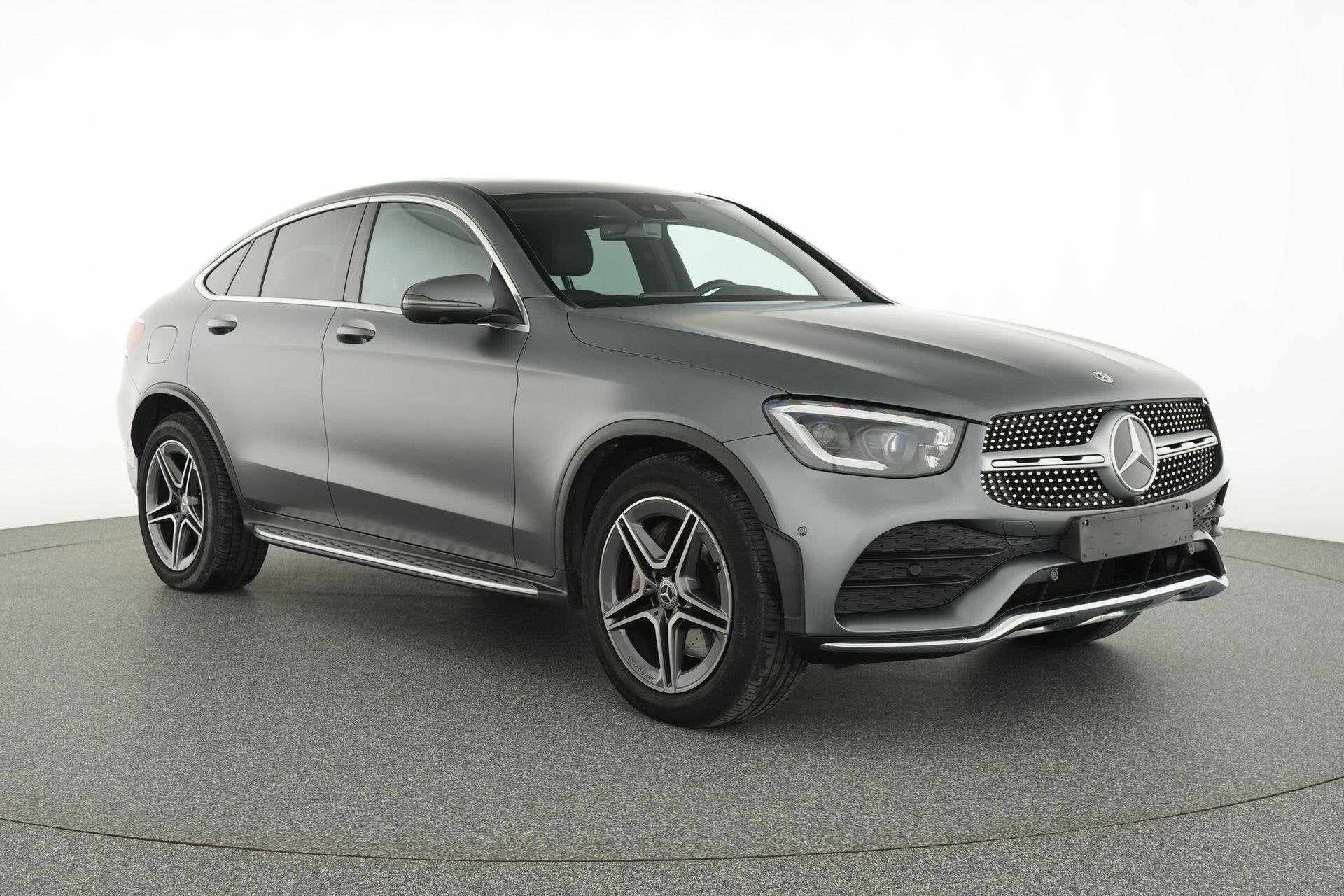 Mercedes-Benz GLC 200d 4MATIC AMG LINE Coupé + CARPLAY + LE, Cuir, Argent ou Gris, Achat, Euro 6