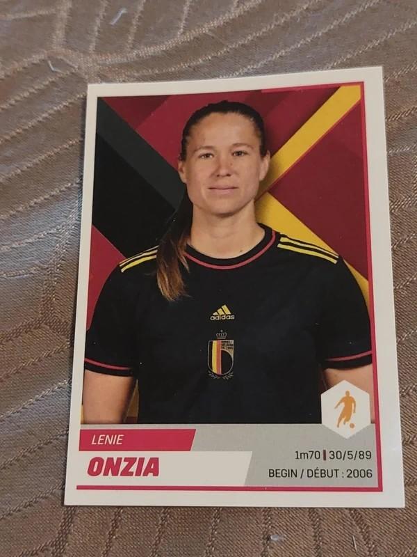 Panini/Sticker/Lenie Onzia/Red Flames/Carrefour, Verzamelen, Ophalen of Verzenden, Nieuw, Poster, Plaatje of Sticker
