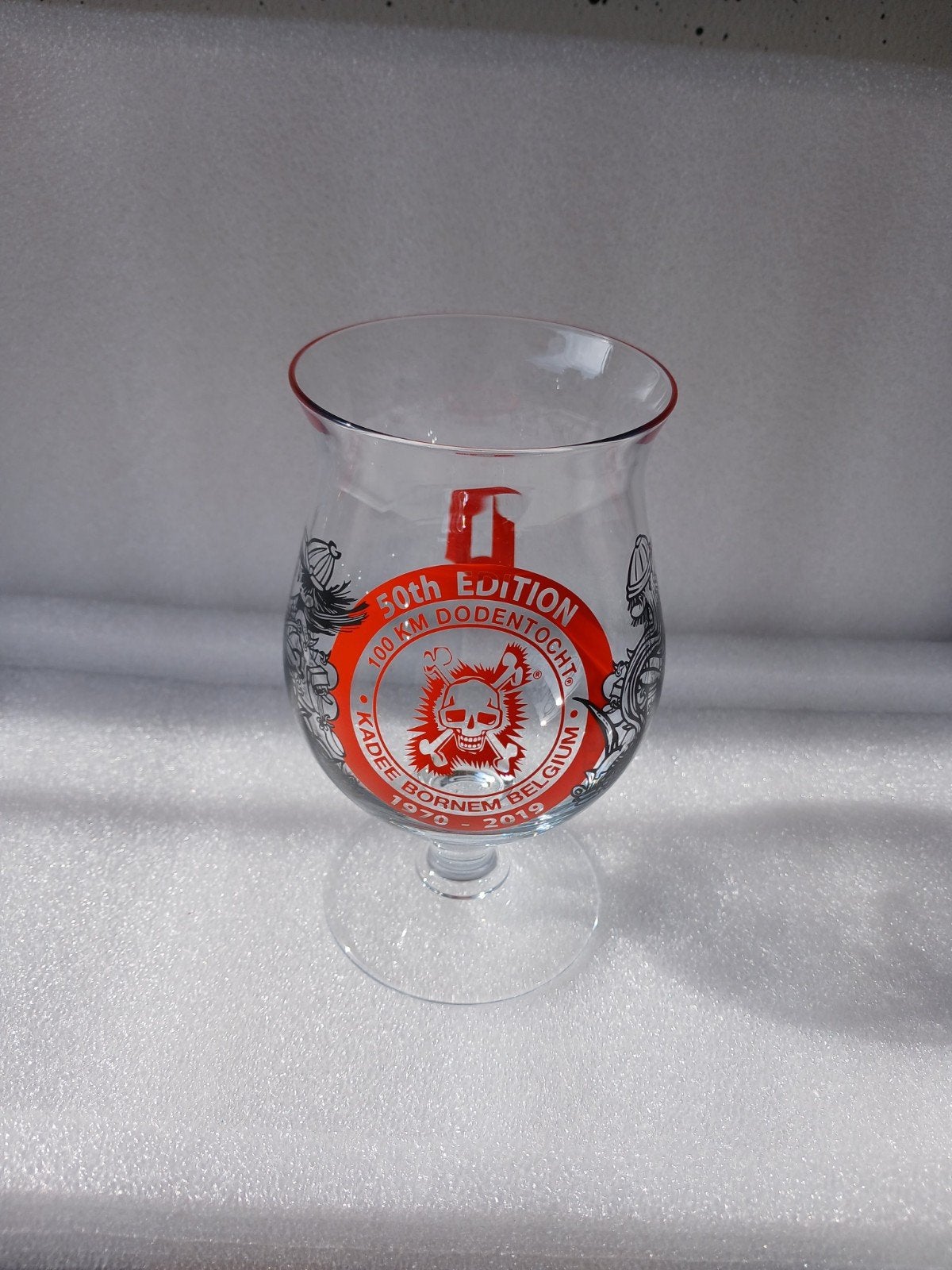 Duvel Glas 50th Edition 100 KM Dodentocht 2019, Verzamelen, Ophalen of Verzenden, Zo goed als nieuw, Bierglas