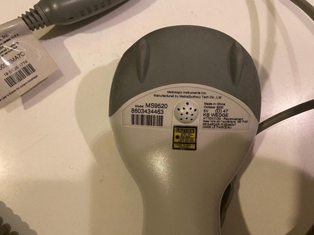 laser barcode scanner Metrologic MS9520, Informatique & Logiciels, Scanners, Enlèvement, Utilisé, Windows, Scanner de codes à barres
