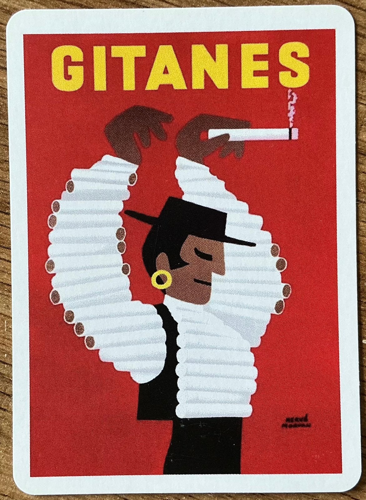 CIGARETTES GITANES EN SOIE, Collections, Enlèvement ou Envoi, Comme neuf, Carte(s) à jouer