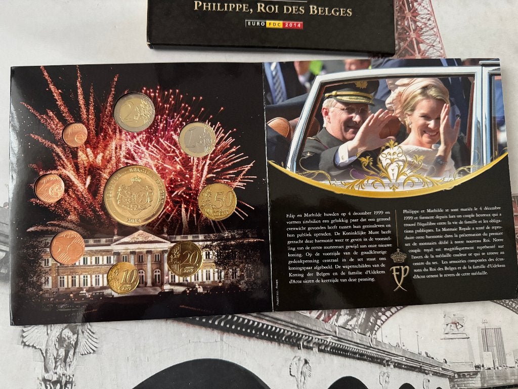 SET EURO KING PHILIPPE, Ophalen, Overige waardes, Setje