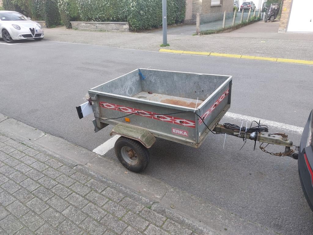 Remorque un essieu pneus NEUFS, Autos : Divers, Remorques Pièces, Enlèvement