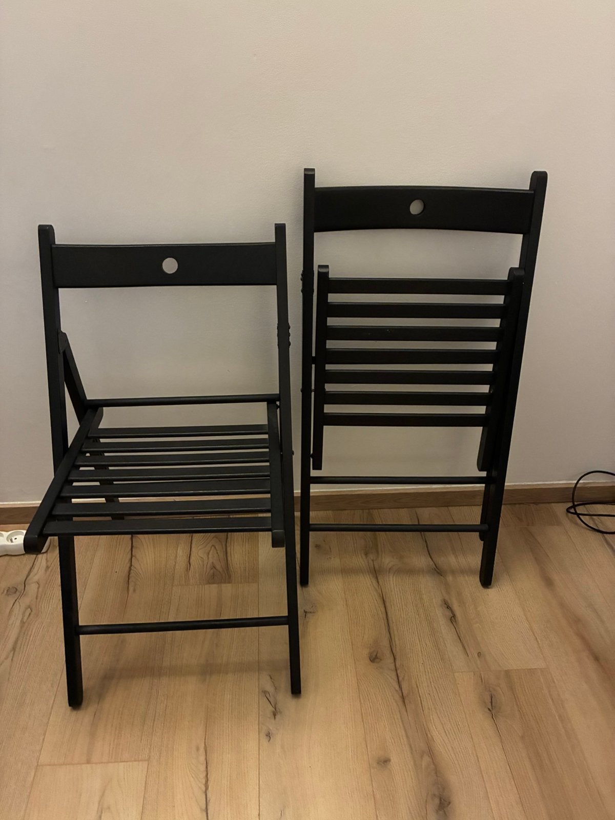 Chaise Frosvi - Lot de 4, Ophalen, Zo goed als nieuw, Zwart