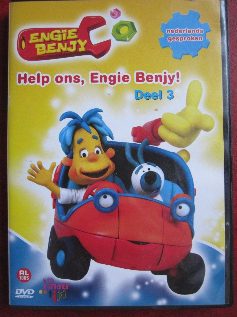 Engie Benjy 3 - Help ons, Engie Benjy, Cd's en Dvd's, Dvd's | Tekenfilms en Animatie, Zo goed als nieuw, Amerikaans, Animatie