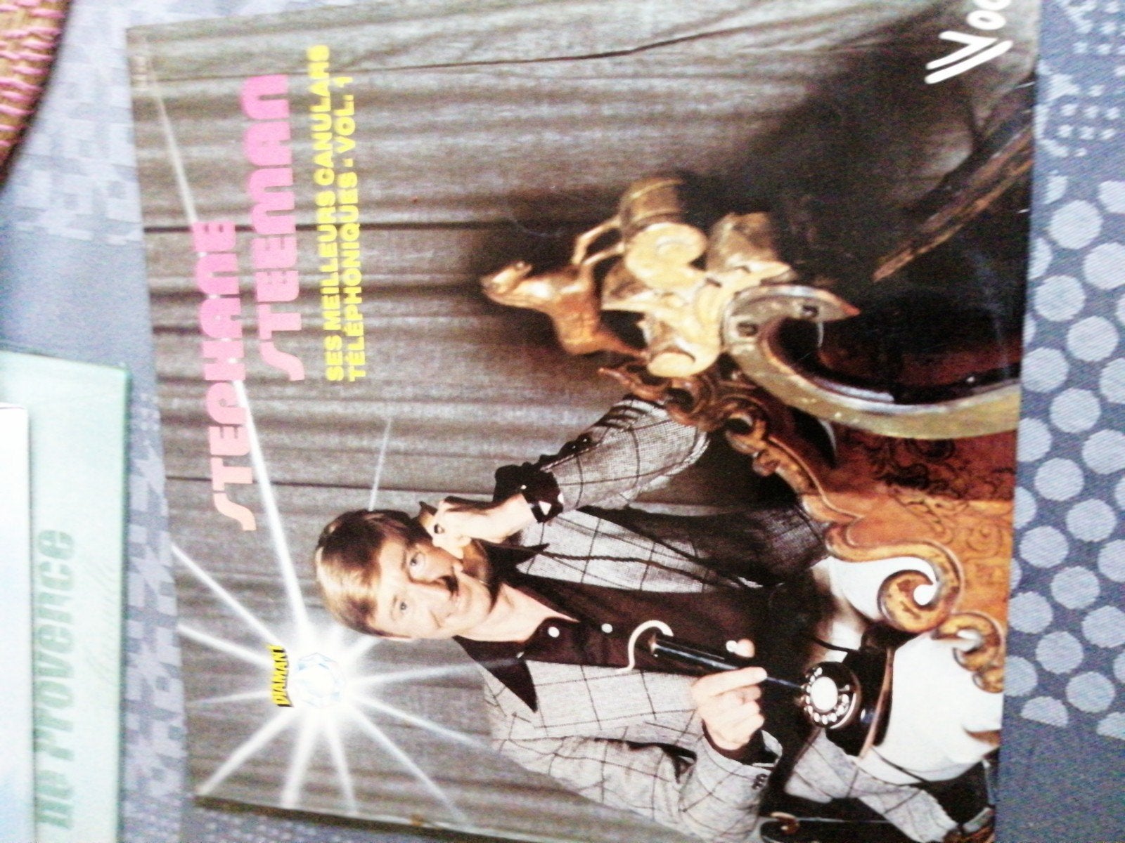 disque stephane steeman 33 tours les meilleurs canulards, Enlèvement