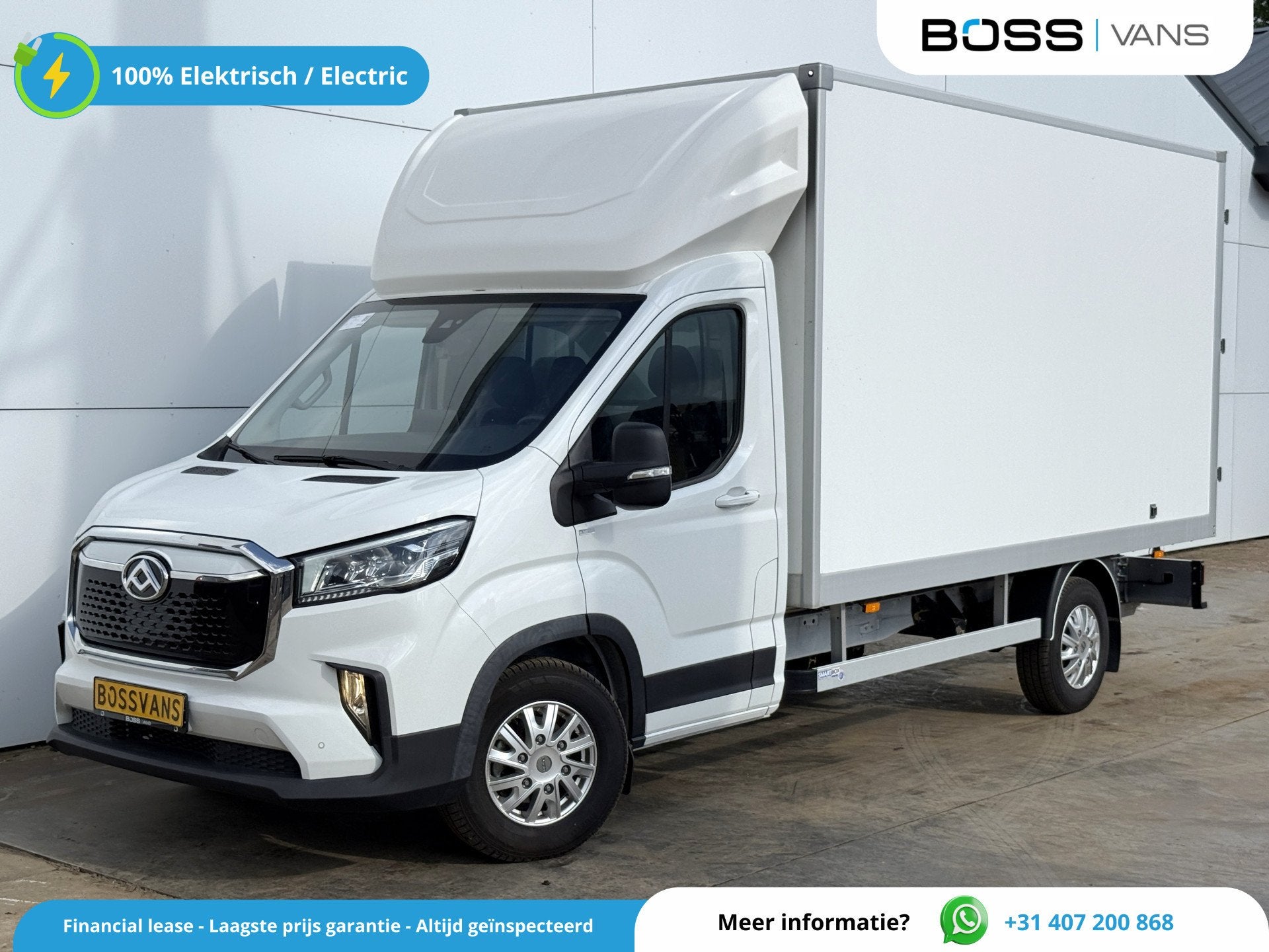 Maxus eDeliver 9 65kWh 204PK Elektrisch! 171km WLTP Elektris, Autos, Camionnettes & Utilitaires, 2950 kg, Achat, Entreprise, 3 places