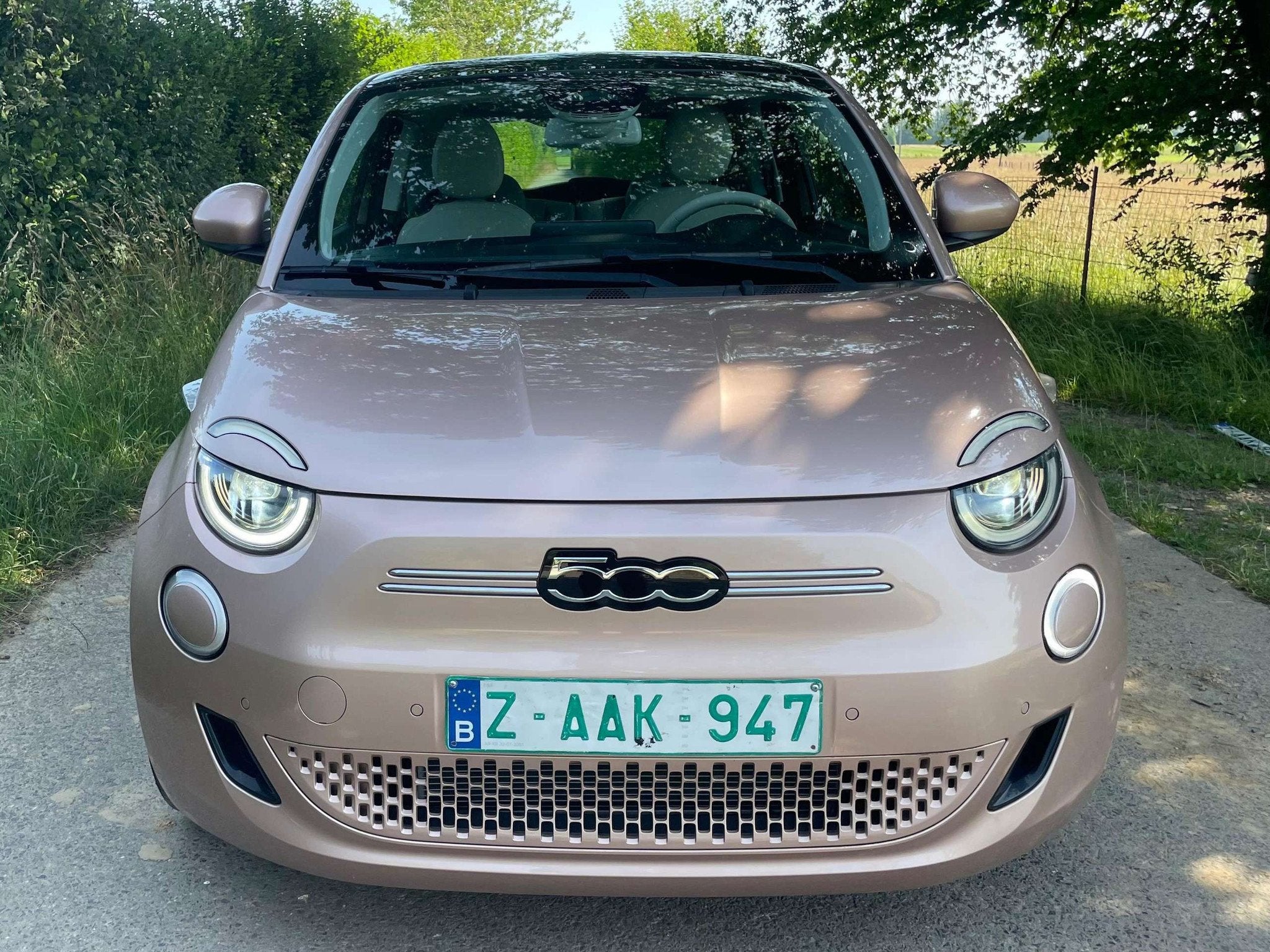 Fiat 500E 42 kWh La Prima 4 voitures 2 rose gold et 1 noir C, Autos, Cuir, Achat, 87 kW, Cabriolet