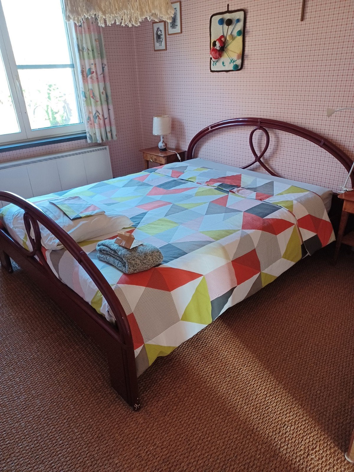 Kwaliteitsbed 2 personen, 160 cm, Ophalen, 160 cm