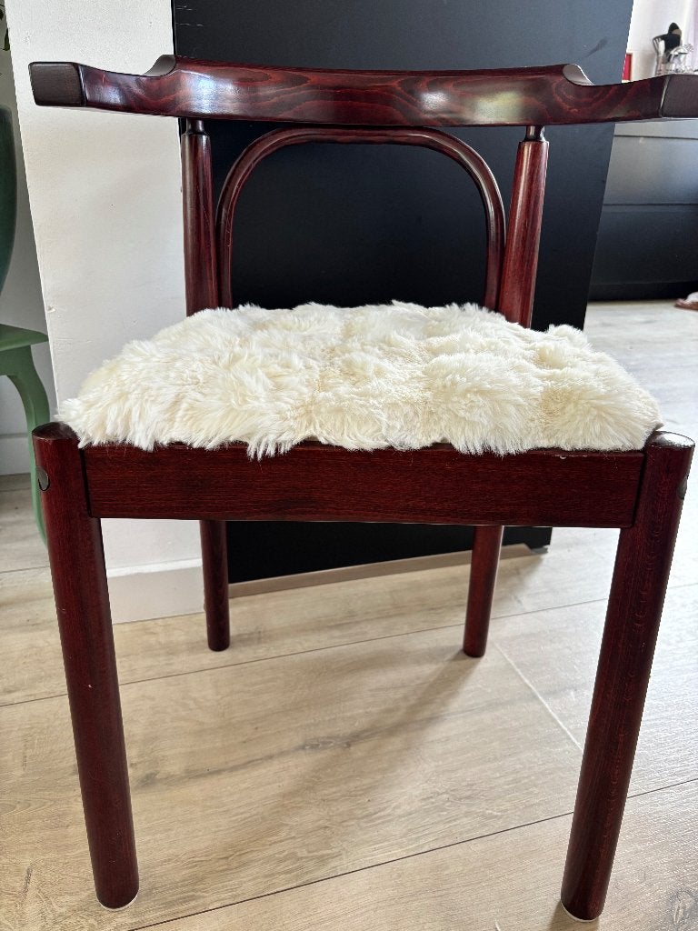 6 Engelse pub stoelen met fluffy zitting, Ophalen, Zo goed als nieuw, Vijf, Zes of meer stoelen, Rood
