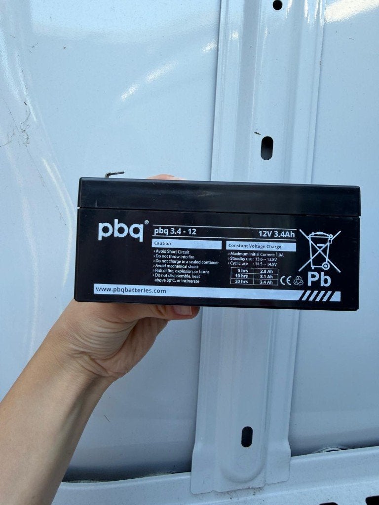 Batterij PBQ 3.4-12AGM loodaccu 12V, Ophalen