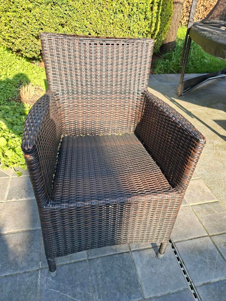 7 tuinstoelen, Ophalen, Wicker