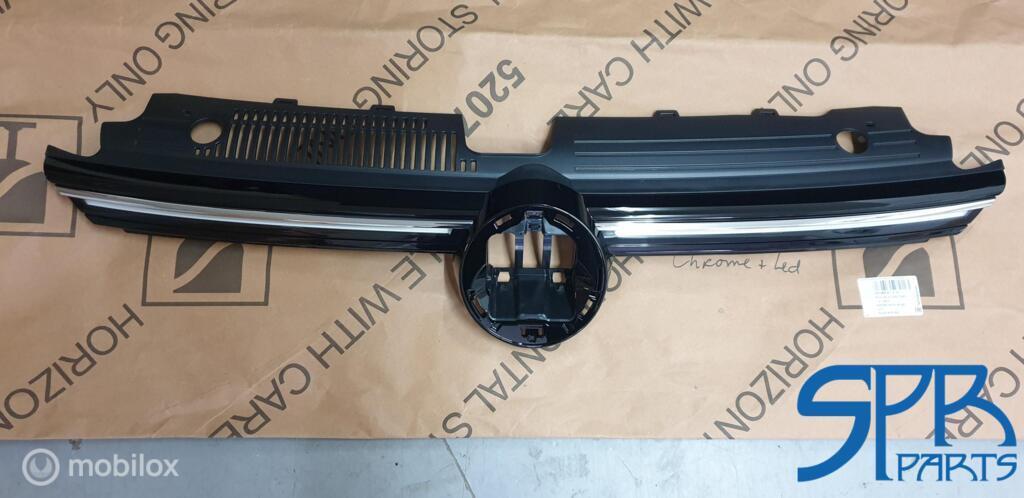 GOLF 8 VIII HIGHLINE LED Grille 5H0853651S CHROOM GRILL, Neuf, Enlèvement ou Envoi, Volkswagen, Volkswagen