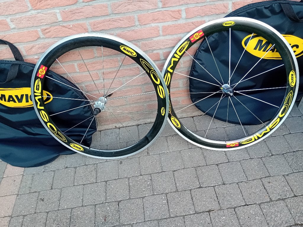 Mavic-cosmic carbon wielen (bandjes), Fietsen en Brommers, Zo goed als nieuw, Racefiets, Carbon, Ophalen
