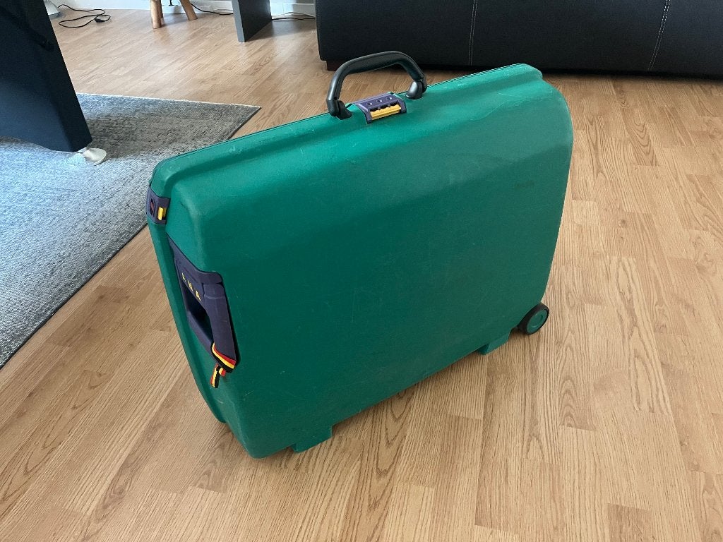 Reiskoffer Samsonite, Gebruikt, Hard kunststof, 45 tot 55 cm, Ophalen